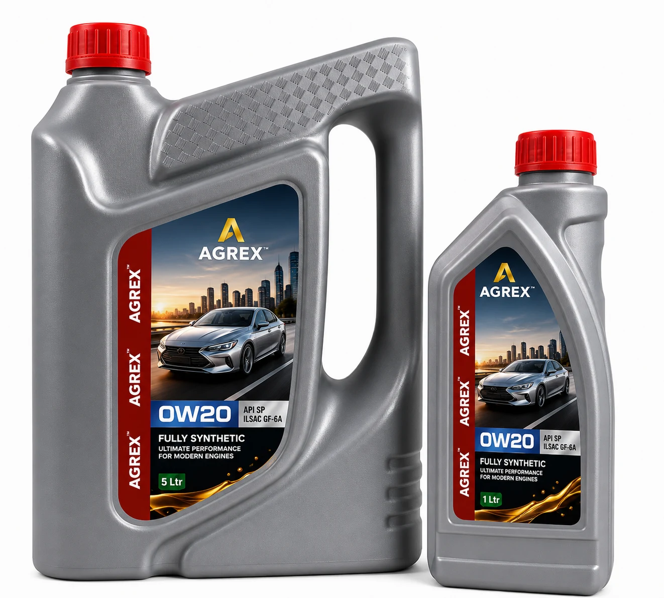 AGREX Ultra Synthetic 0W20 Engine Oil package